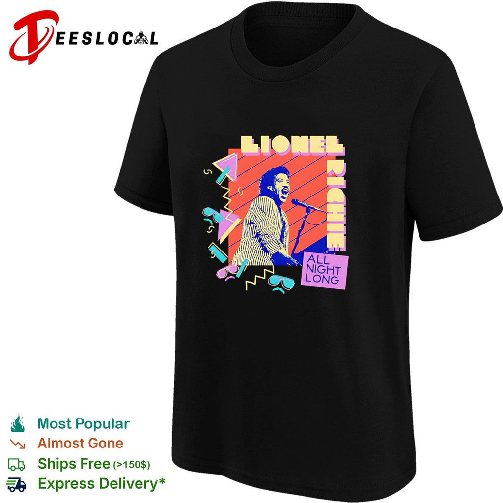 Lionel Richie all night long retro shirt Unisex
