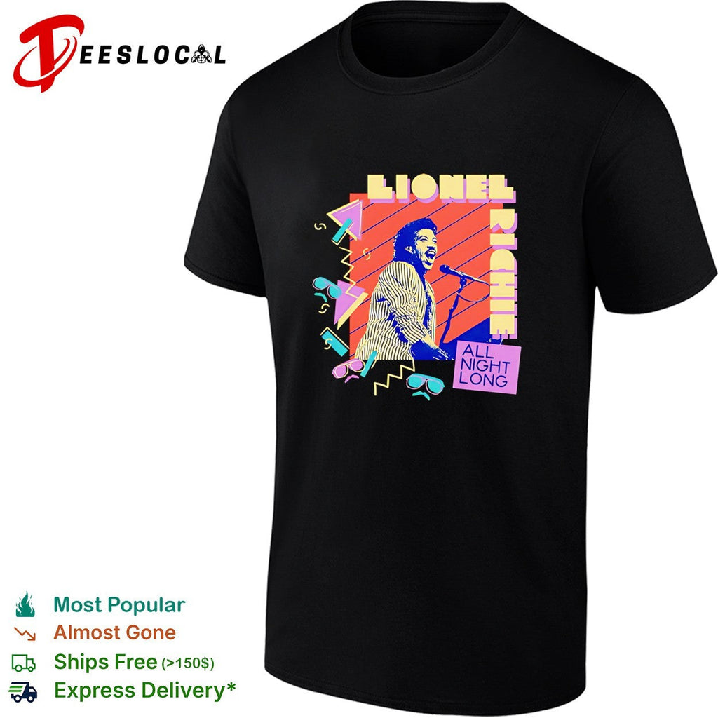 Lionel Richie all night long retro shirt Unisex
