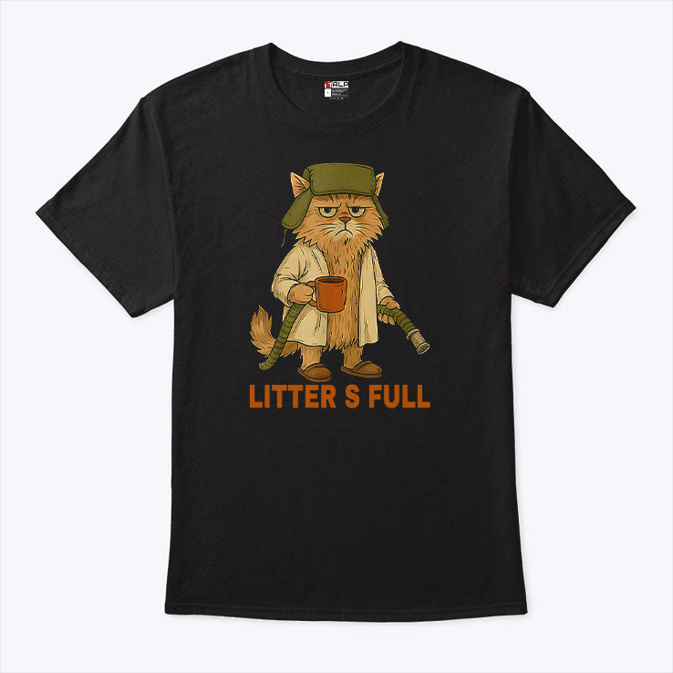 Litter’s Full Cat T Shirt Unisex