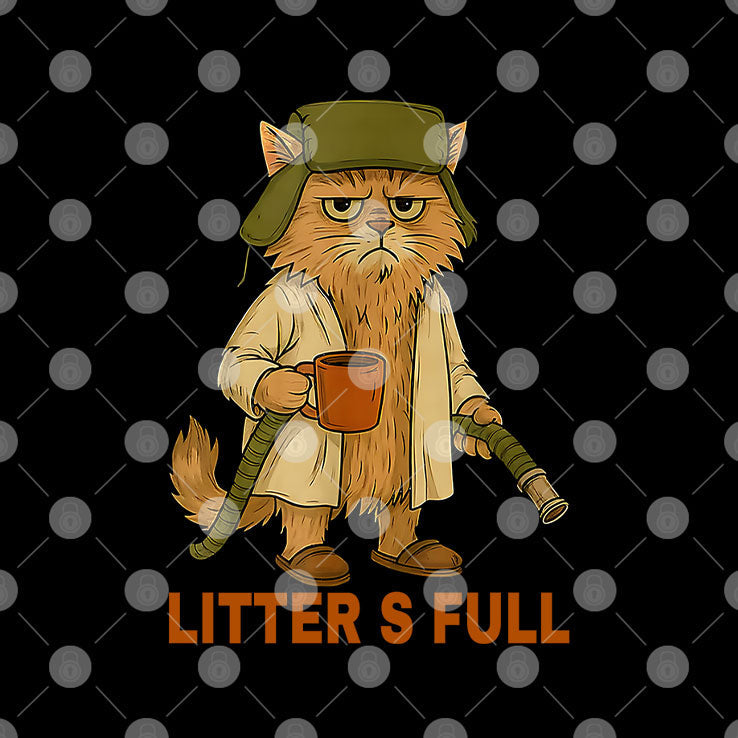 Litter’s Full Cat T Shirt Unisex