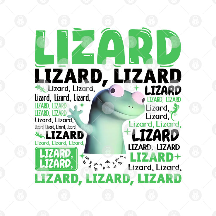 Lizard Lizard Lizard Meme T Shirt Unisex