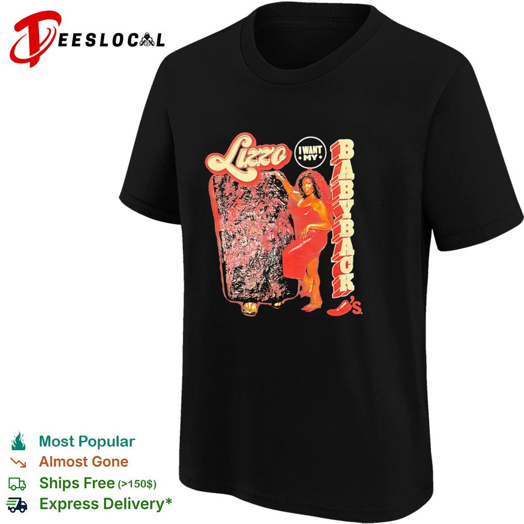 Lizzo I want my babyback Chili’s parody shirt Unisex