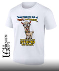 Llama Nerd Sometimes you look at people and wonder how do they fit all that stupid shirt Unisex