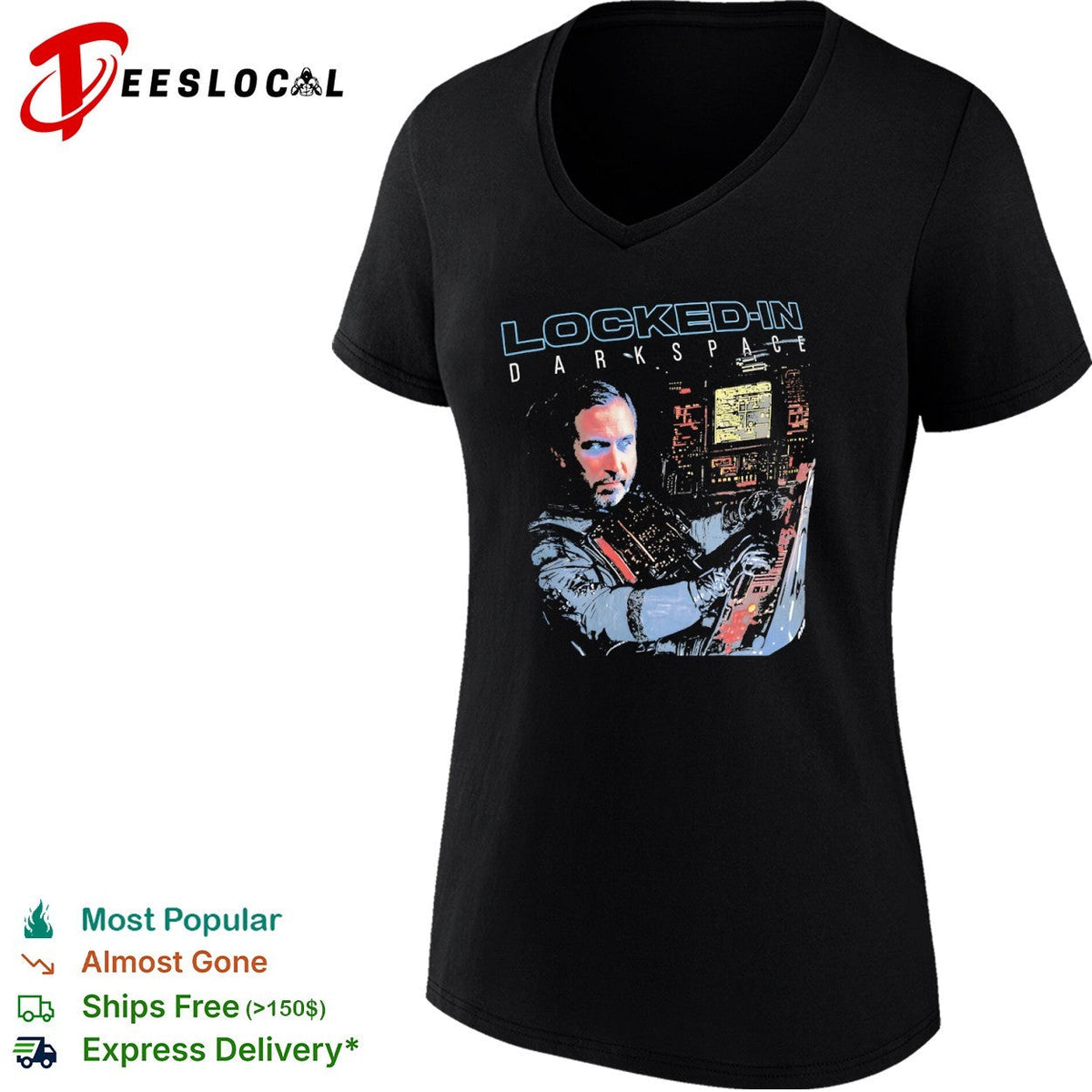 Locked In Dark Space character shirt Unisex