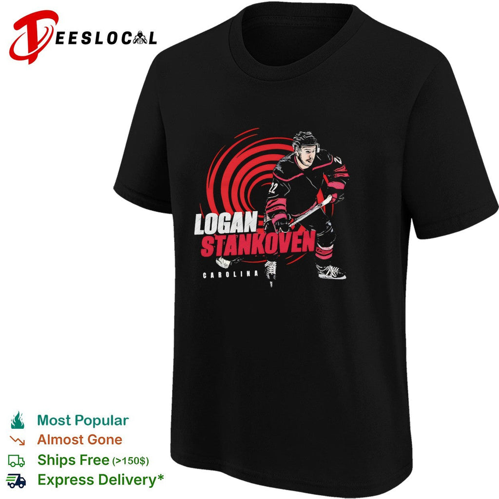 Logan Stankoven NHL Carolina Hurricanes hockey shirt Unisex