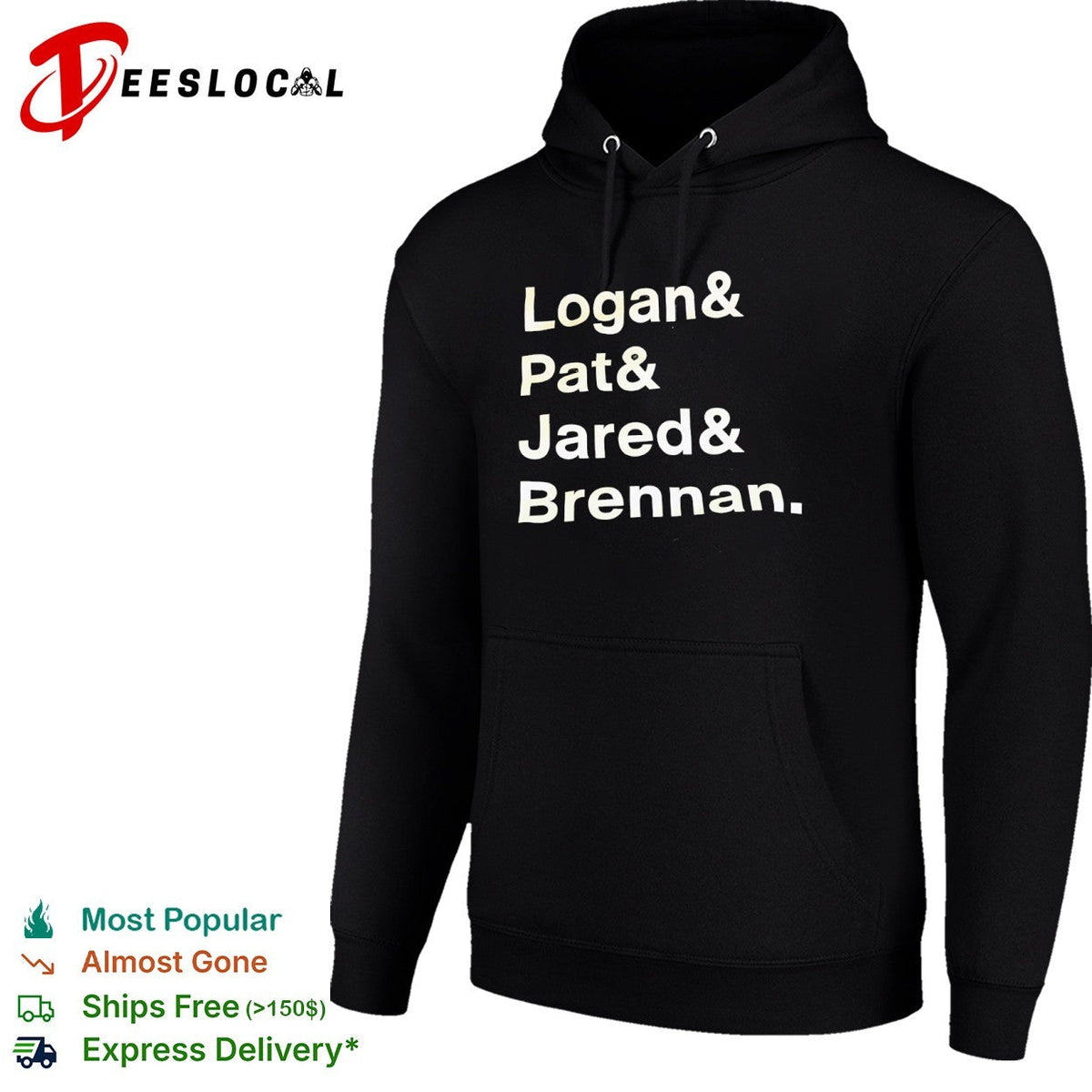 Logan and Pat and Jared and Brennan shirt Unisex