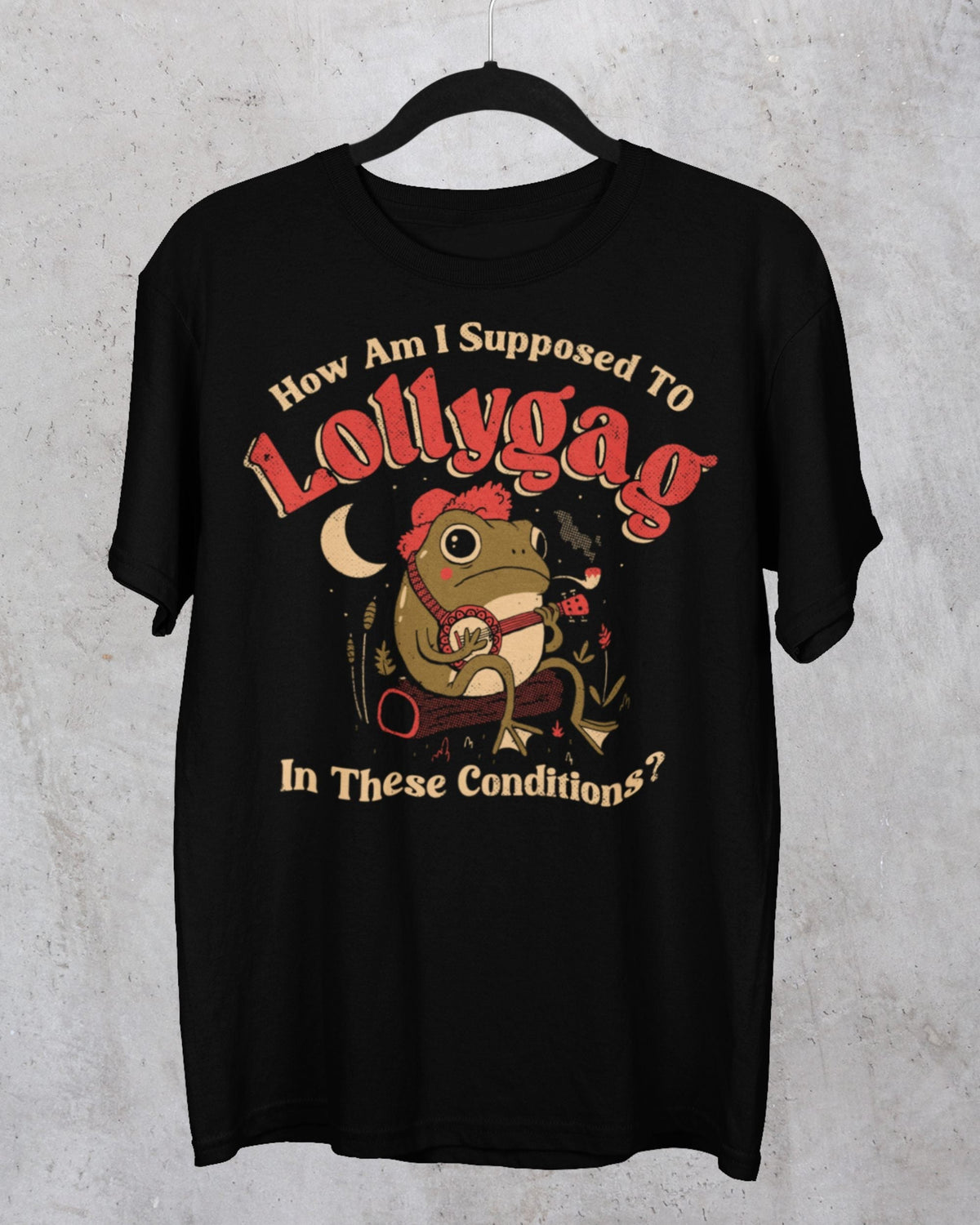 'Lollygagging Frog' Shirt Unisex