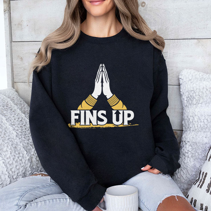 Long Island University Sharks Fins Up T Shirt Unisex