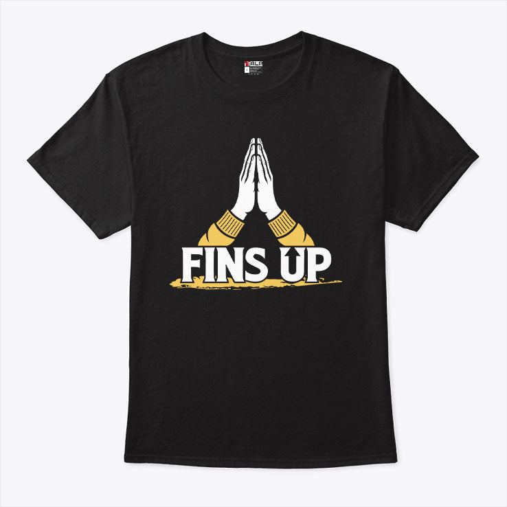 Long Island University Sharks Fins Up T Shirt Unisex