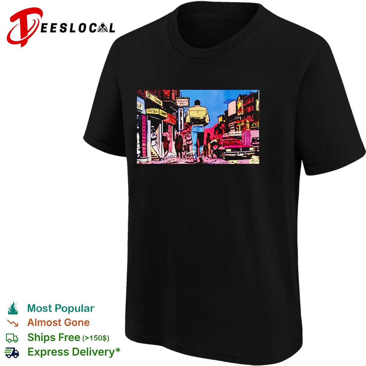 Long live the king golden crown retro vintage bold signature graphic shirt Unisex