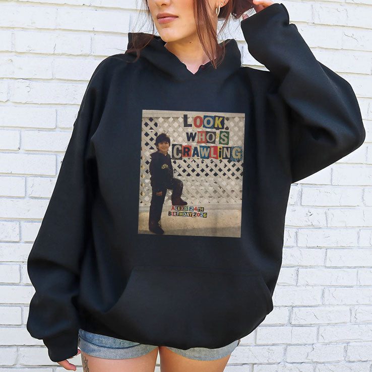 Look Who’s Crawling Alex’s 24 Birthday 2026 Shirt Unisex