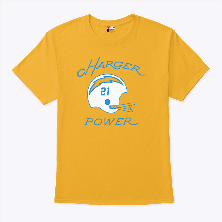 Los Angeles Chargers Charger Power T Shirt Unisex