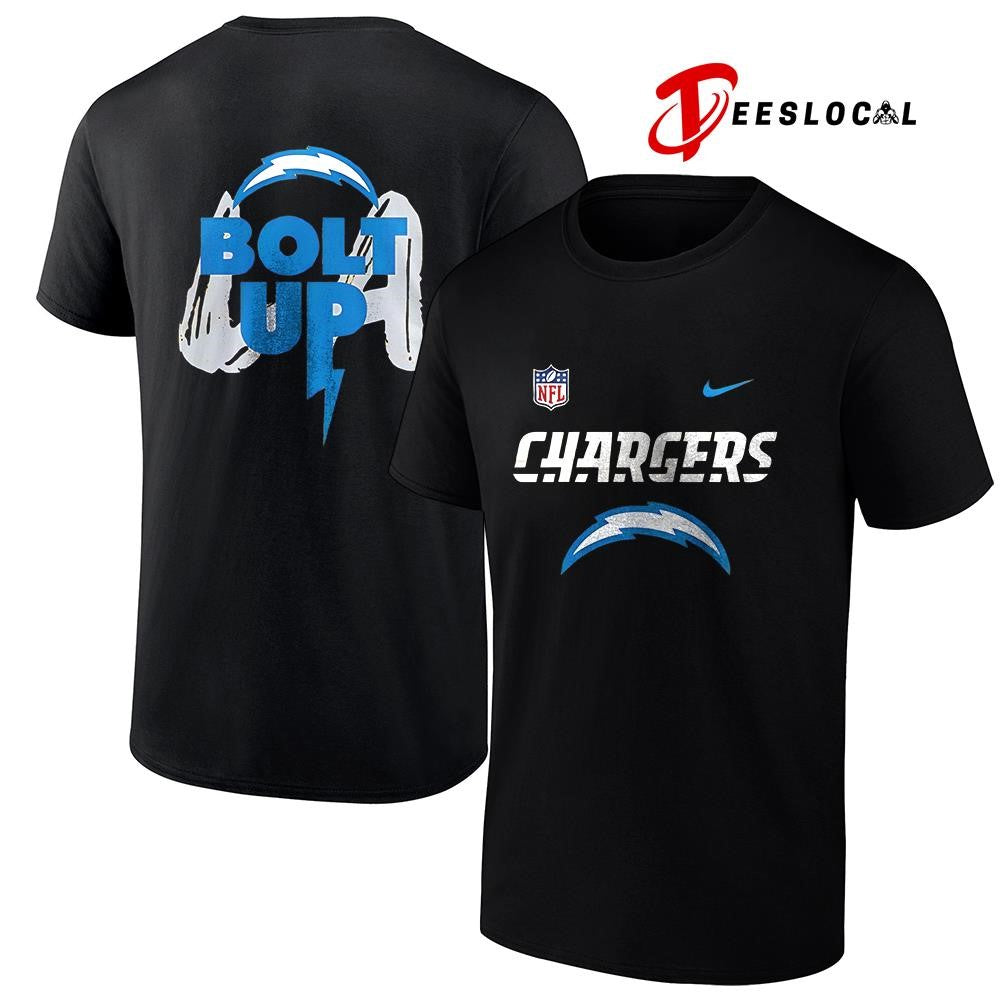 Los Angeles Chargers Charger power bolt up shirt Unisex