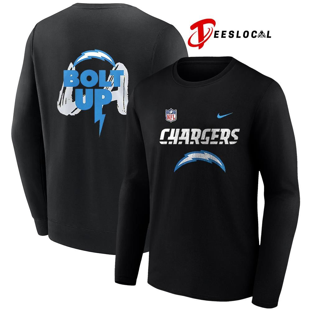 Los Angeles Chargers power bolt up shirt Unisex
