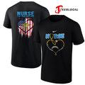 Los Angeles Chargers x Army nurse it’s a work of heart shirt Unisex