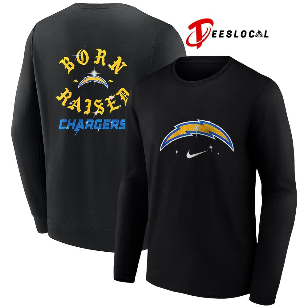 Los Angeles Chargers x Born and Raised logo shirt Unisex