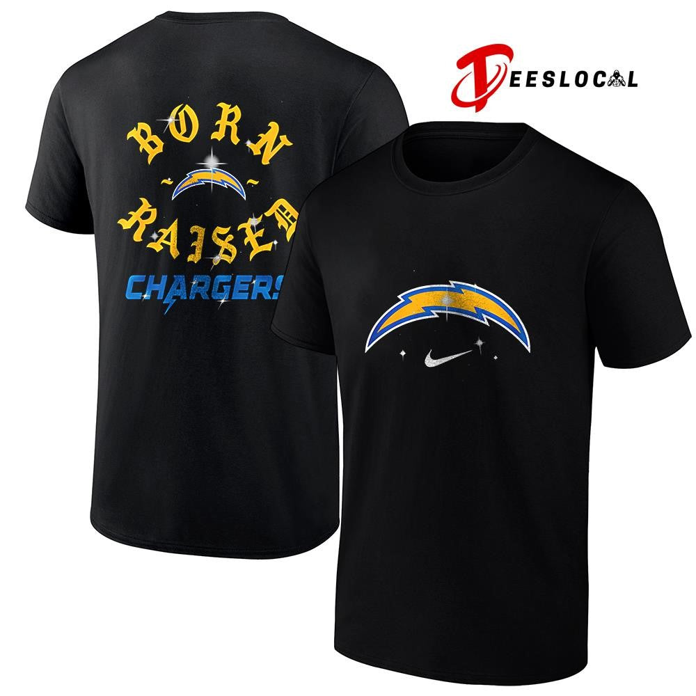 Los Angeles Chargers x Born and Raised logo shirt Unisex