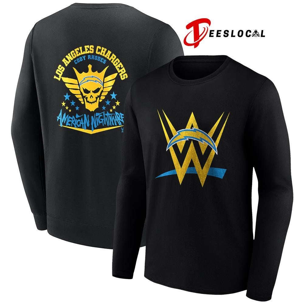 Los Angeles Chargers x Cody Rhones American nightmare logo shirt Unisex