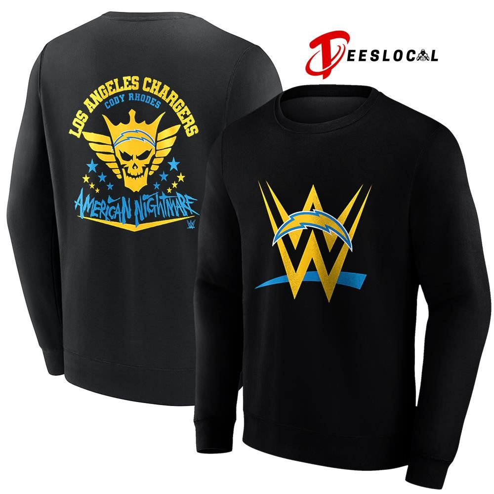 Los Angeles Chargers x Cody Rhones American nightmare logo shirt Unisex