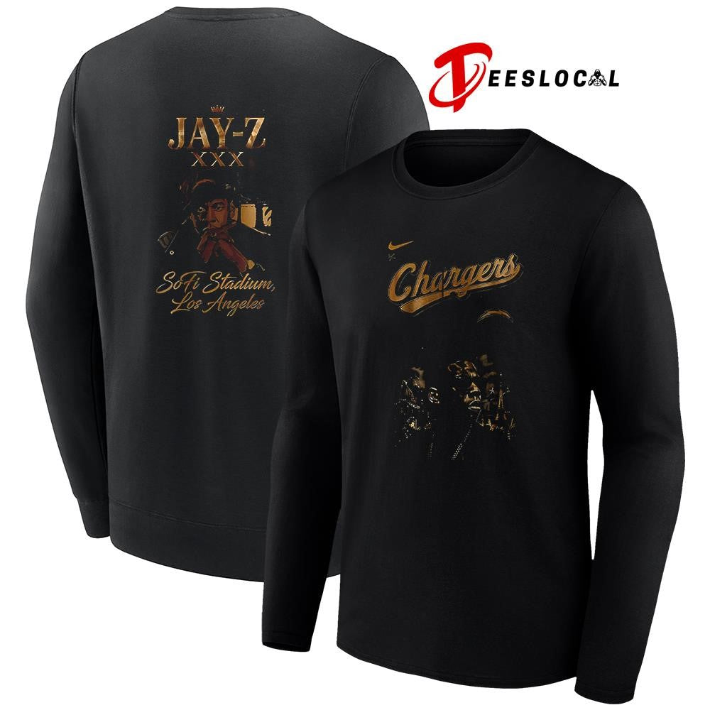 Los Angeles Chargers x JAY Z XXX Sofi stadium graphic shirt Unisex
