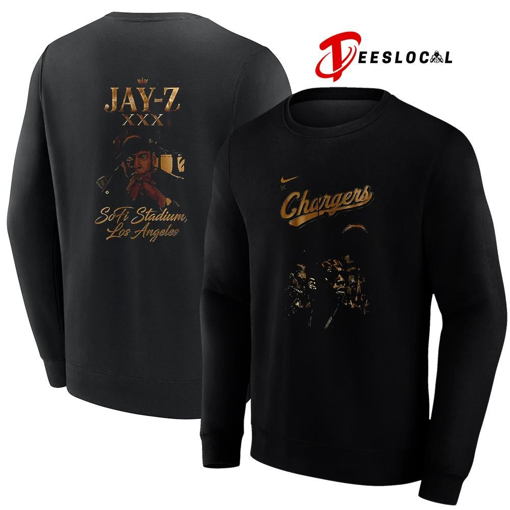 Los Angeles Chargers x JAY Z XXX Sofi stadium graphic shirt Unisex