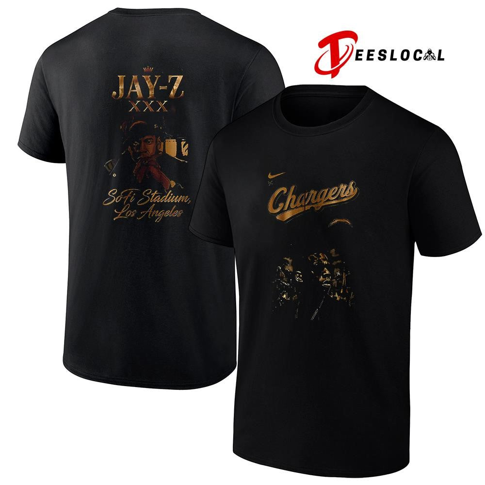 Los Angeles Chargers x JAY Z XXX Sofi stadium graphic shirt Unisex