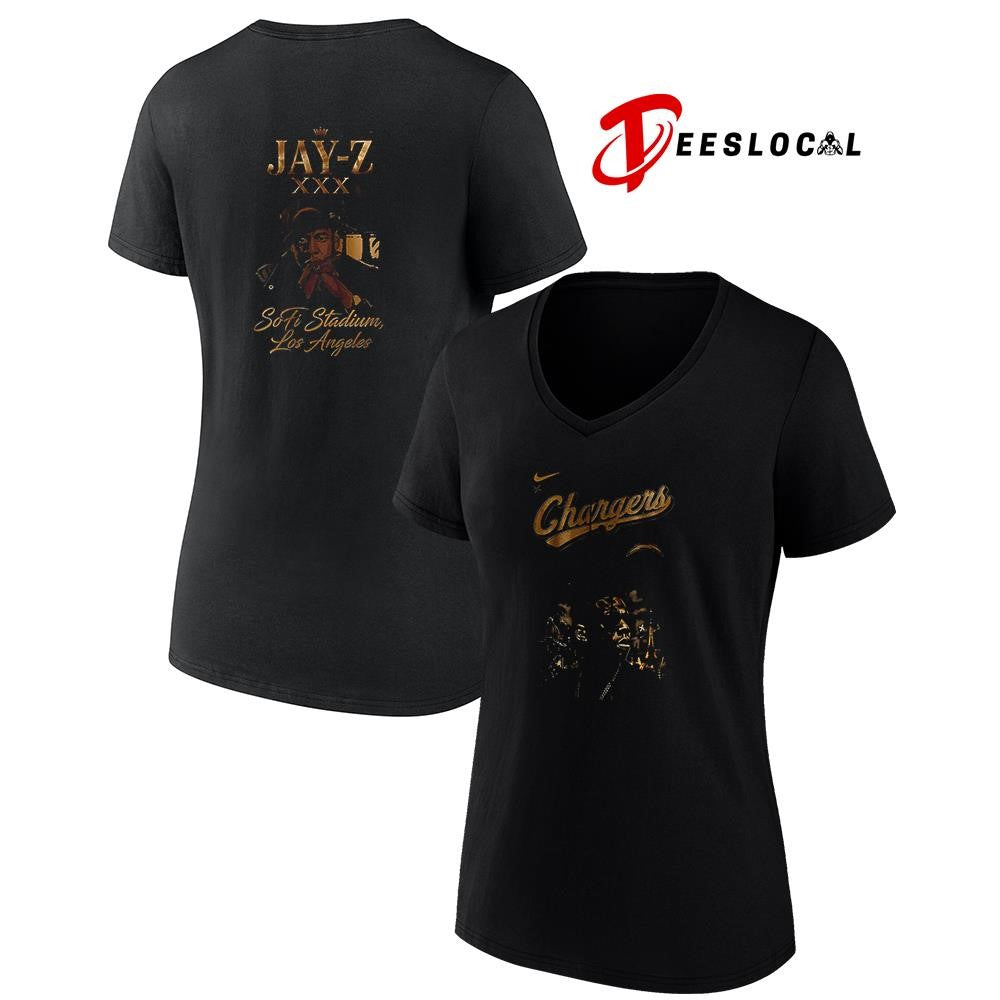 Los Angeles Chargers x JAY Z XXX Sofi stadium graphic shirt Unisex