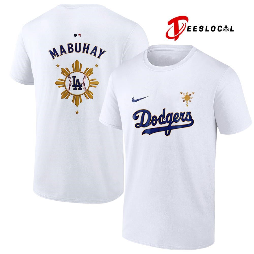 Los Angeles Dodgers Filipino heritage night Mabuhay logo shirt Unisex