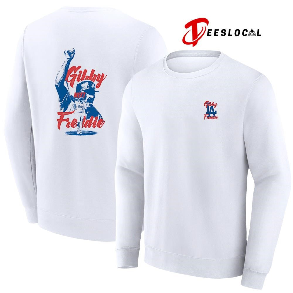 Los Angeles Dodgers Gibby meet Freddie graphic shirt Unisex