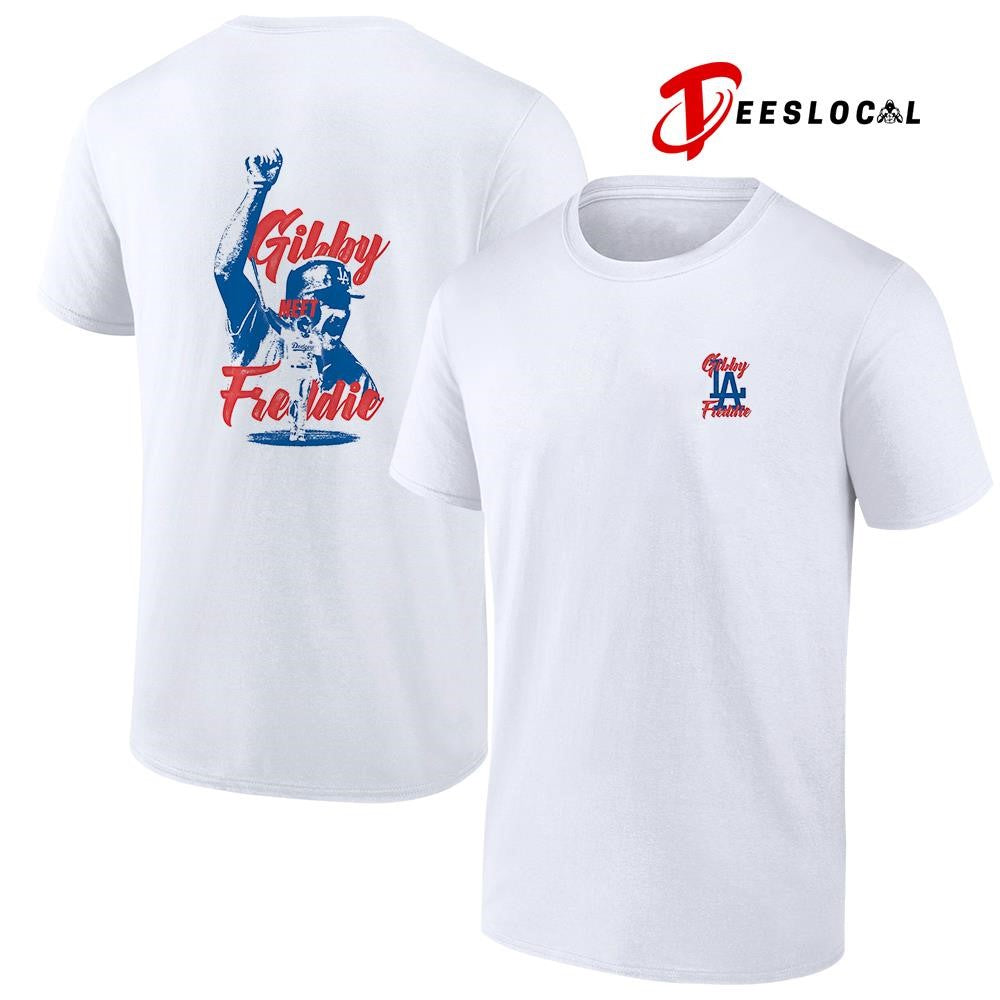 Los Angeles Dodgers Gibby meet Freddie graphic shirt Unisex