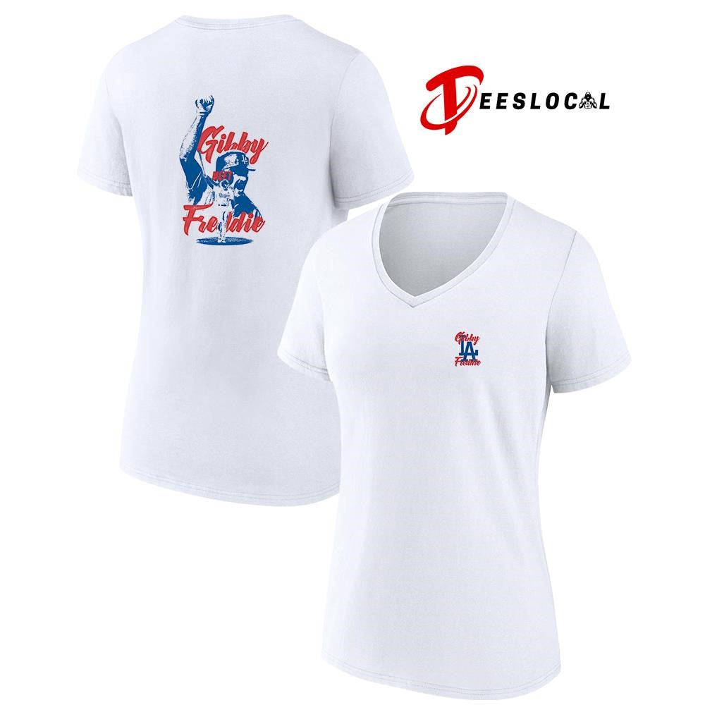 Los Angeles Dodgers Gibby meet Freddie graphic shirt Unisex