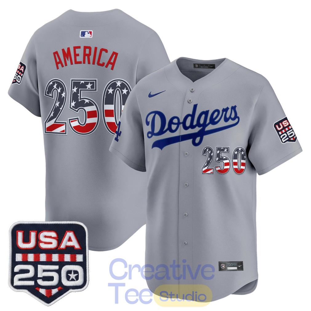 Los Angeles Dodgers USA 250 Fourth of July Special Jersey Unisex