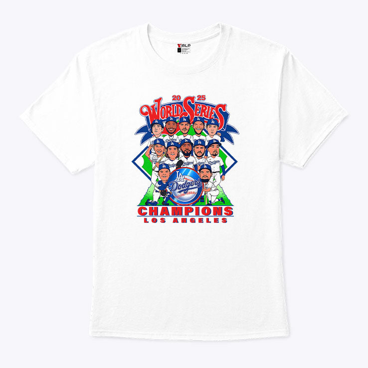 Los Angeles Dodgers World Series Champions 2025 T Shirt Unisex