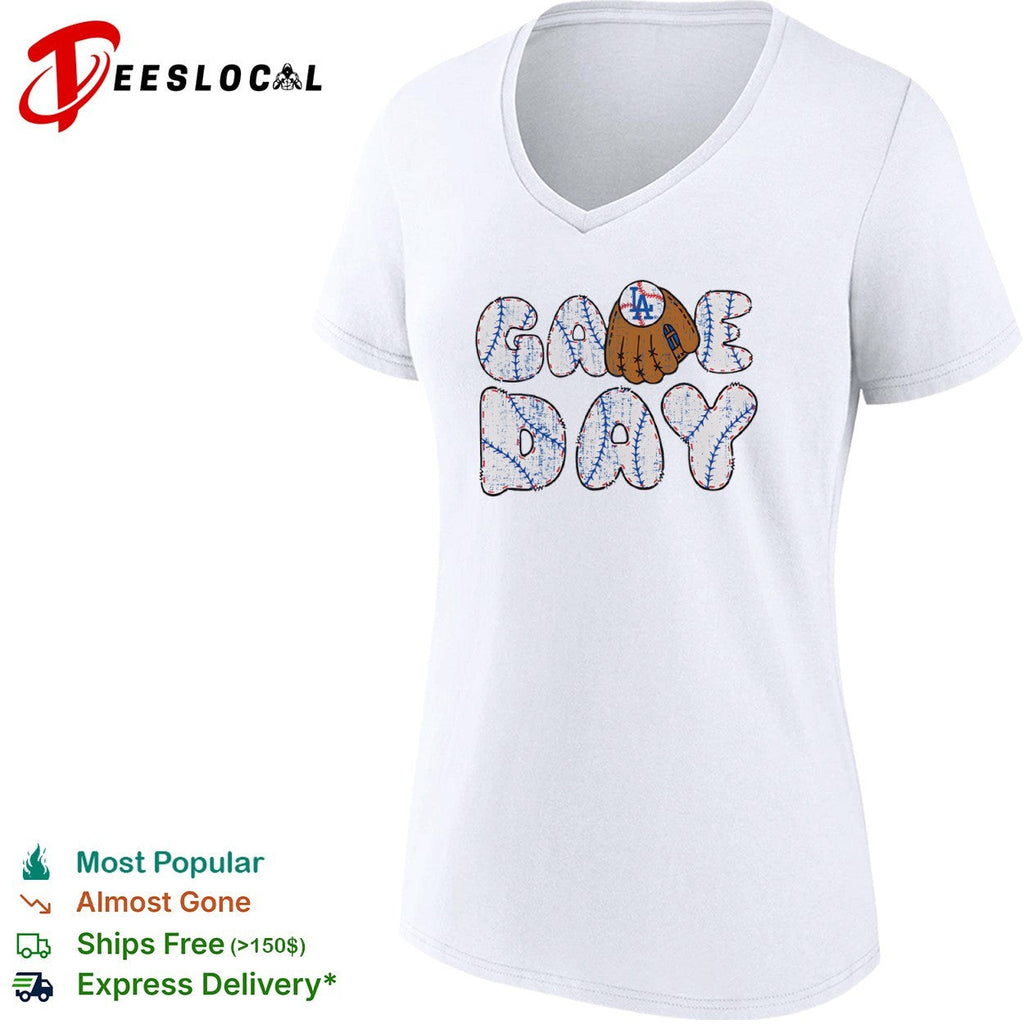 Los Angeles Dodgers game day baseball shirt Unisex