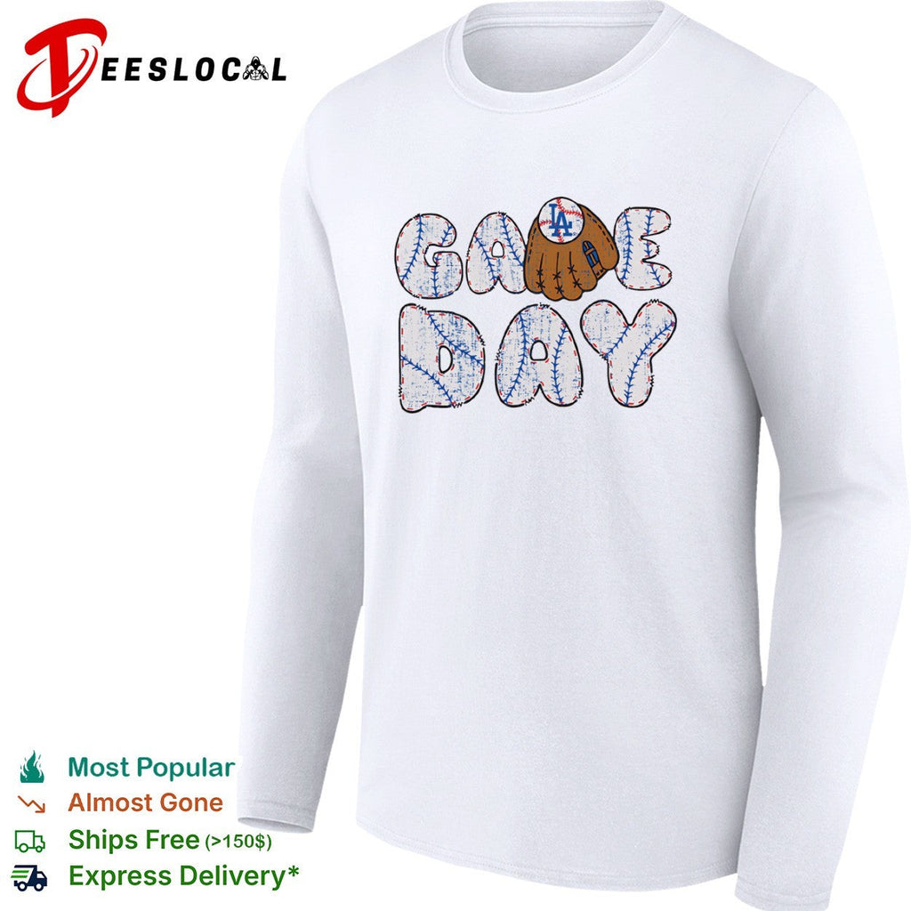 Los Angeles Dodgers game day baseball shirt Unisex