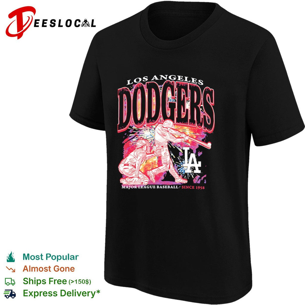Los Angeles Dodgers swinging batter Major League Baseball since 1958 shirt Unisex