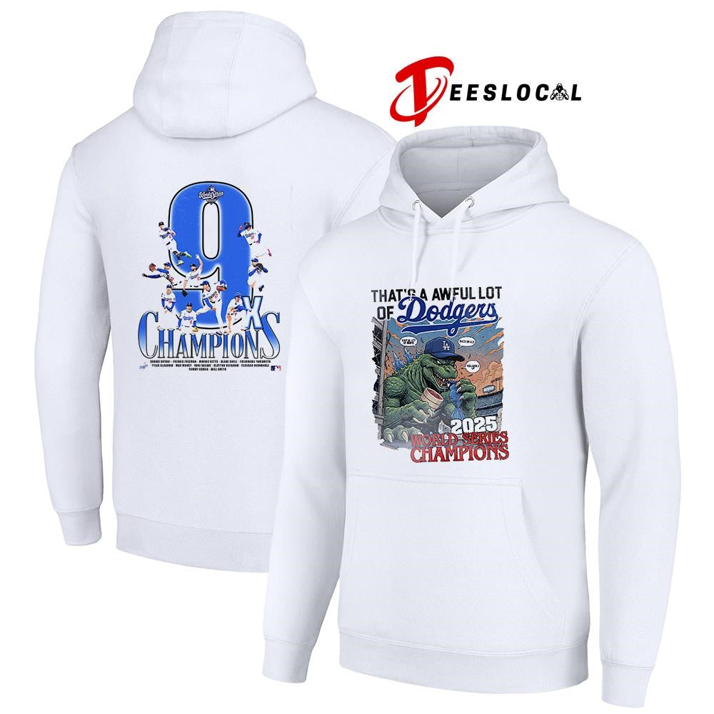 Los Angeles Dodgers world series champions that’s a awful lot of Dodgers Godzilla shirt Unisex
