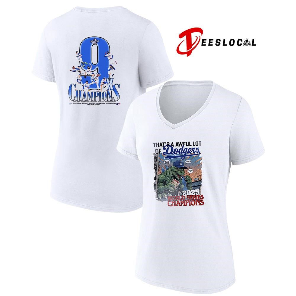 Los Angeles Dodgers world series champions that’s a awful lot of Dodgers Godzilla shirt Unisex
