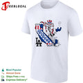 Los Angeles Dodgers x Grateful Dead Uncle Sam graphic shirt Unisex