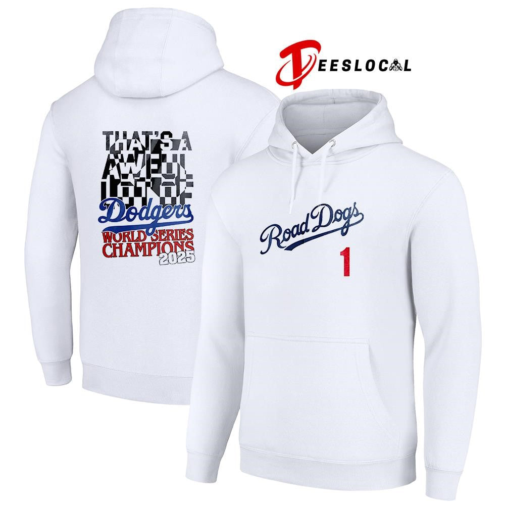 Los Angeles Dodgers x The Jonas Brothers road dogs signatures shirt Unisex