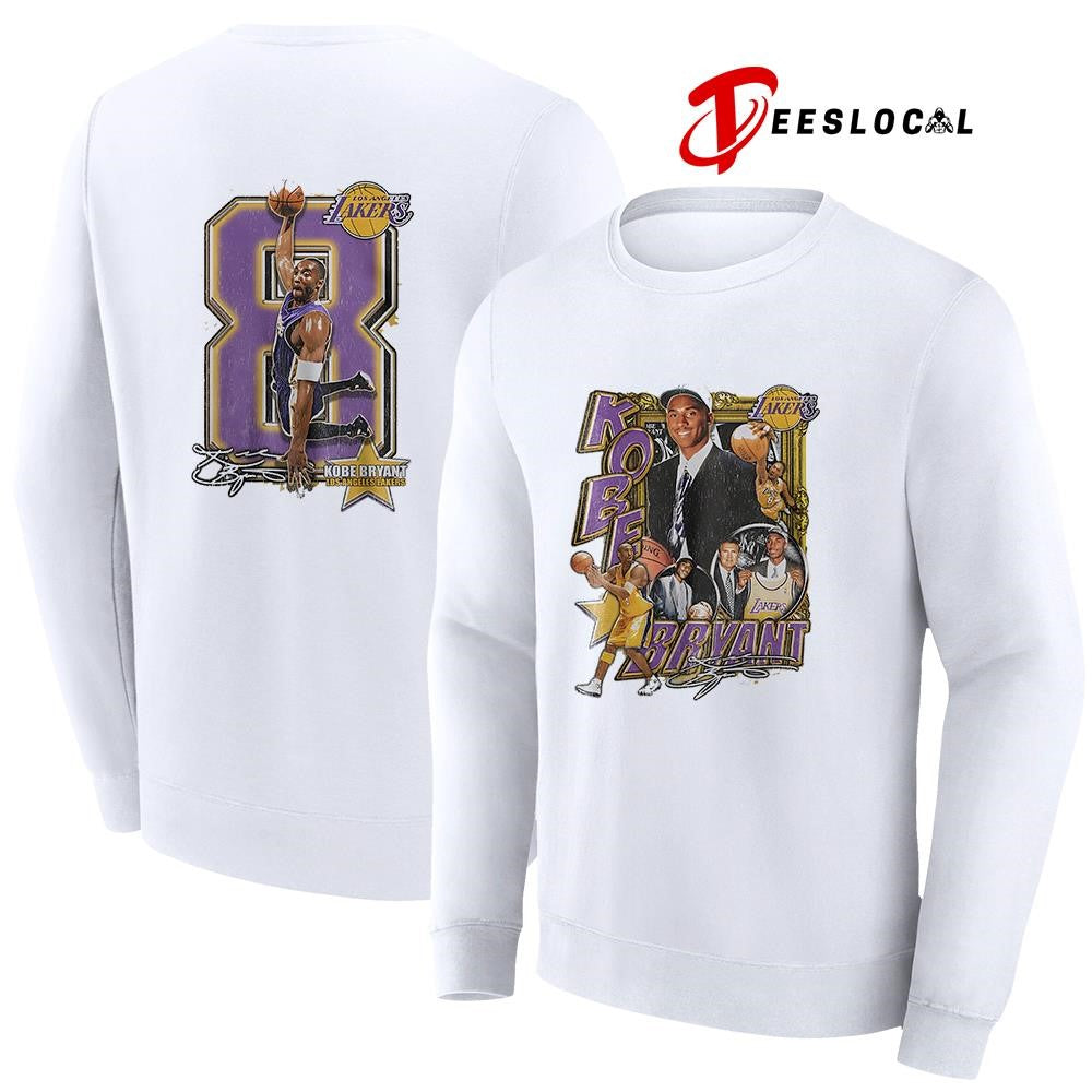 Los Angeles Lakers Kobe Bryant 8 signature pose shirt Unisex