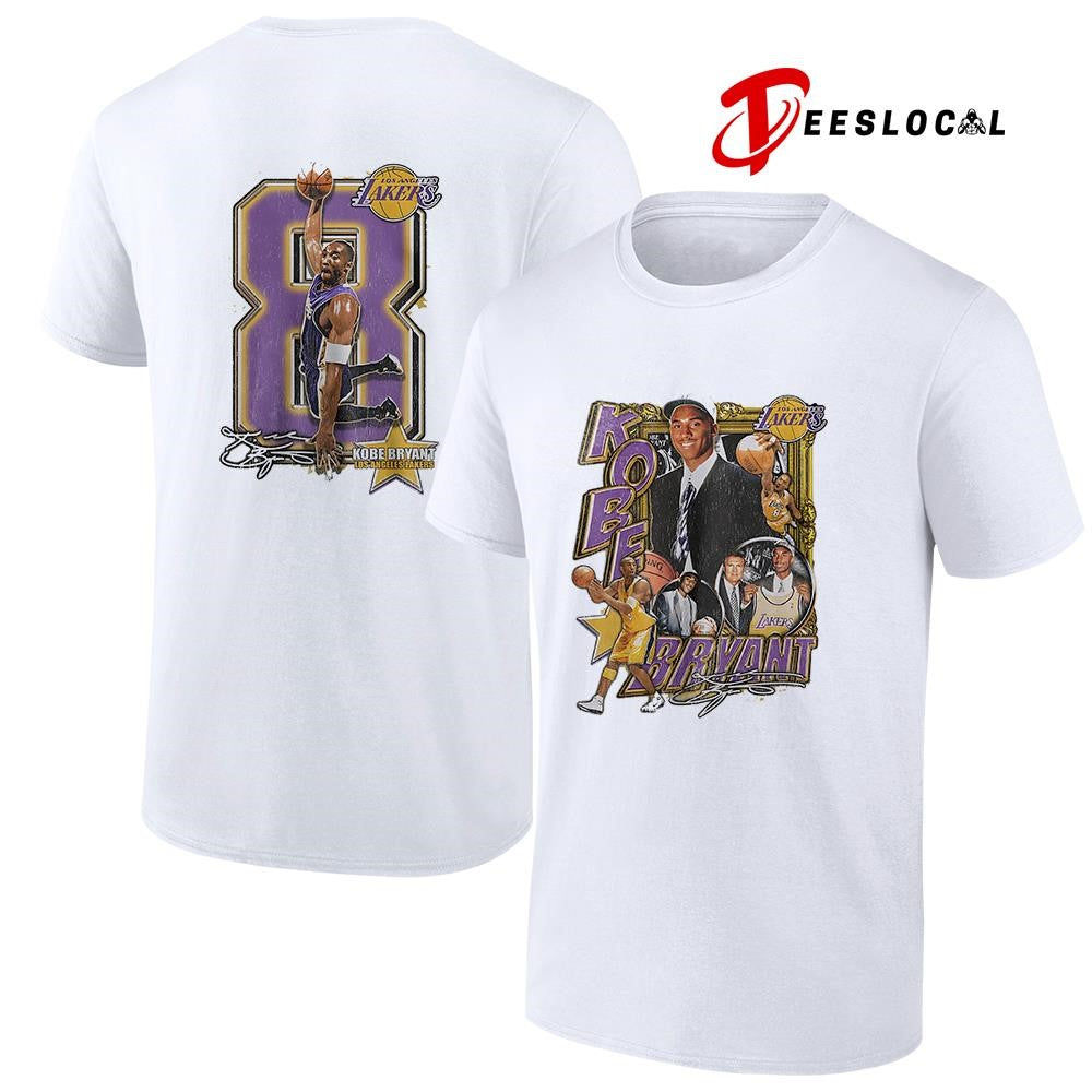Los Angeles Lakers Kobe Bryant 8 signature pose shirt Unisex