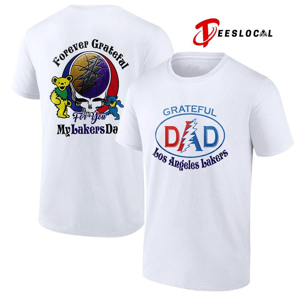 Los Angeles Lakers x Grateful Dead Father Day forever Grateful logo shirt Unisex