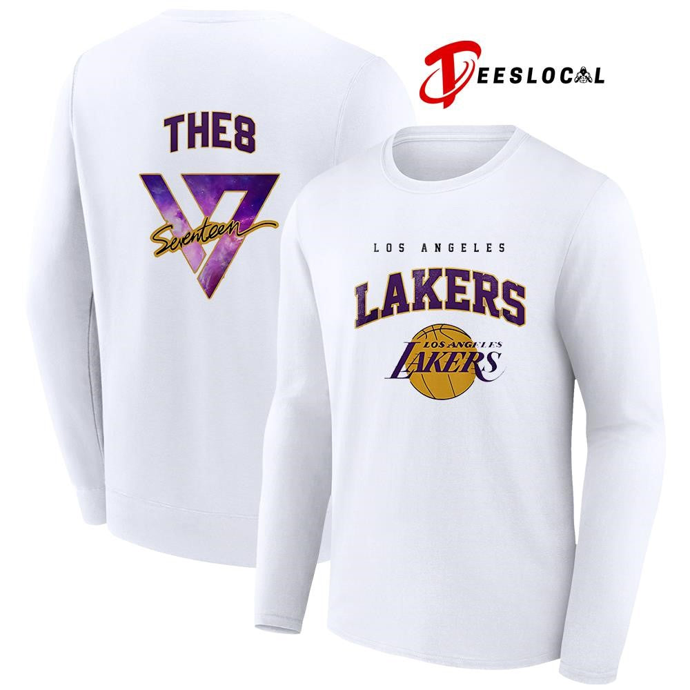 Los Angeles Lakers x Seventeen The 8 world tour shirt Unisex