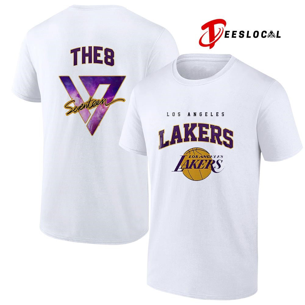 Los Angeles Lakers x Seventeen The 8 world tour shirt Unisex