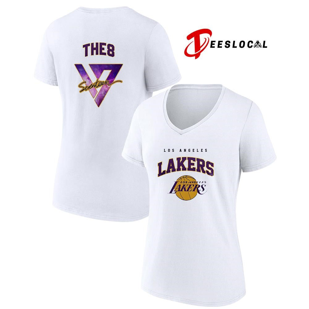 Los Angeles Lakers x Seventeen The 8 world tour shirt Unisex