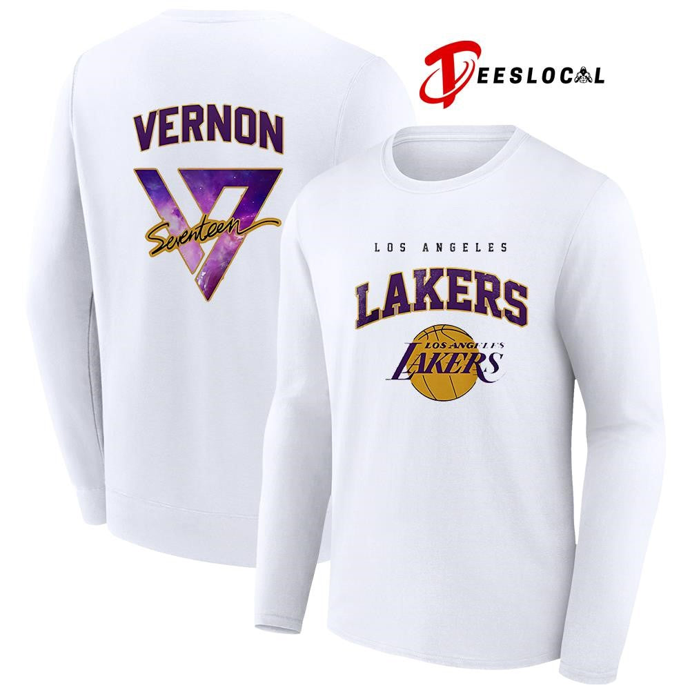 Los Angeles Lakers x Seventeen world tour Vernon shirt Unisex