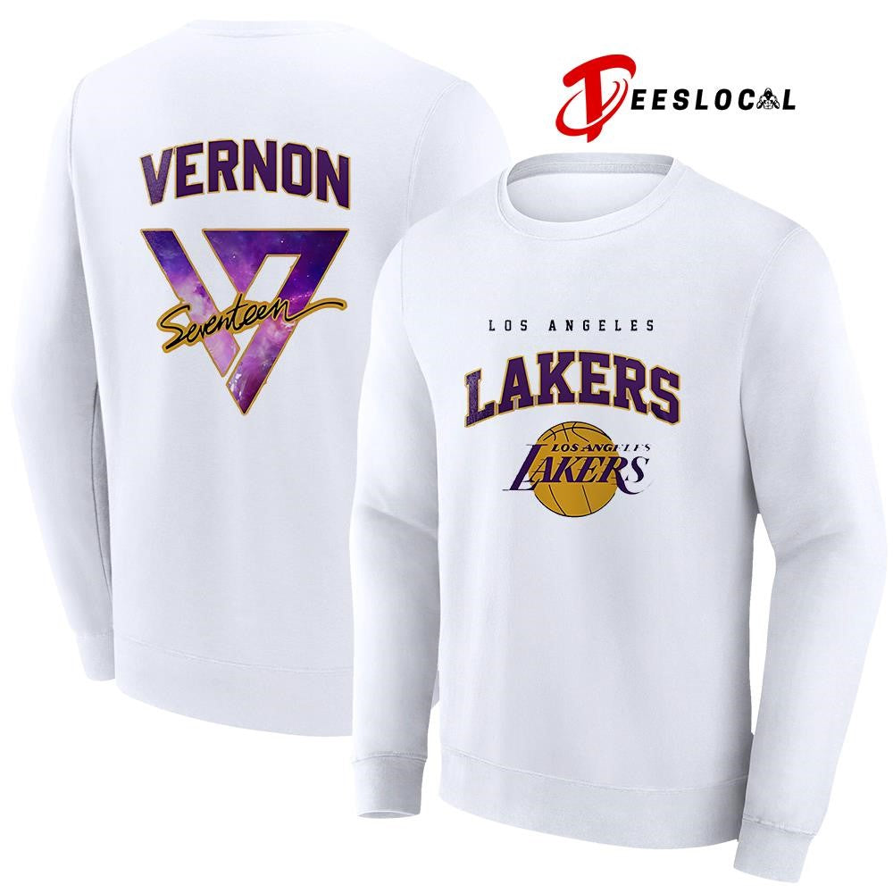 Los Angeles Lakers x Seventeen world tour Vernon shirt Unisex