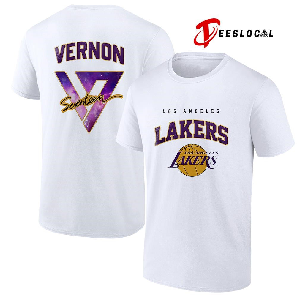 Los Angeles Lakers x Seventeen world tour Vernon shirt Unisex