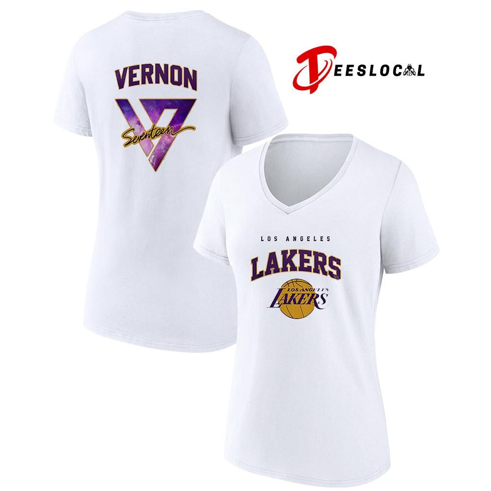 Los Angeles Lakers x Seventeen world tour Vernon shirt Unisex